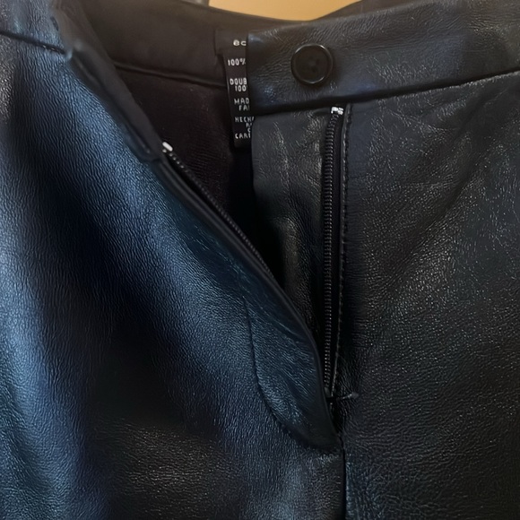 BCBG MAX AZRIA Bon Chic Bon Genre Leather Pants - Picture 5 of 14